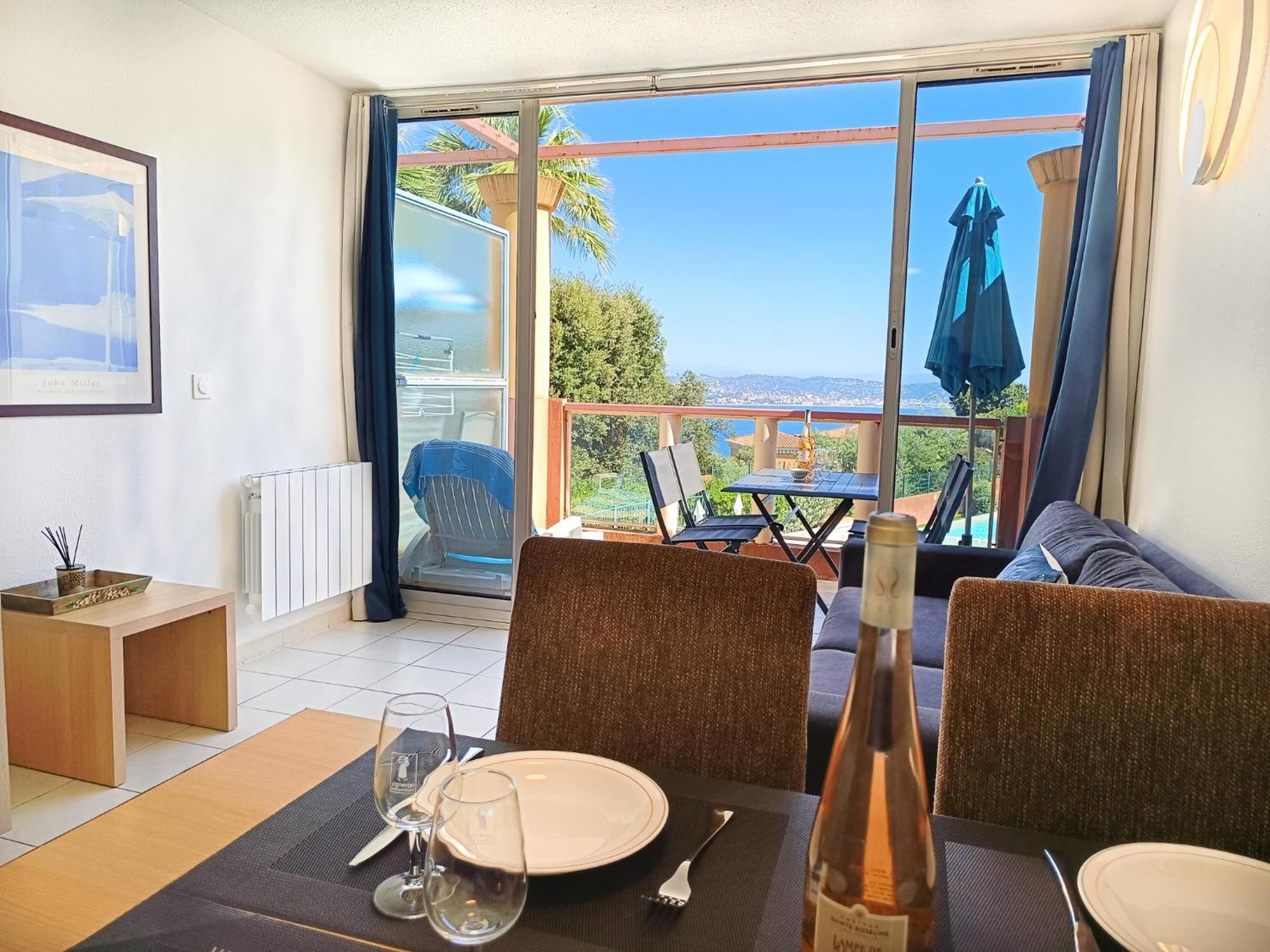 Magnifique Vue Mer Et Piscine - Les Cles De L Esterel Теуль-сюр-Мер Экстерьер фото